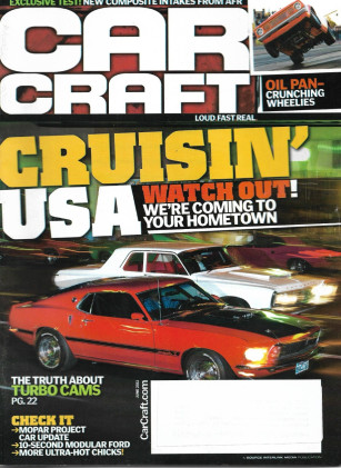 CAR CRAFT 2011 JUNE - CRUISIN USA, TURBO CAMS, MOPAR PROJ UPD, MODULAR FORD